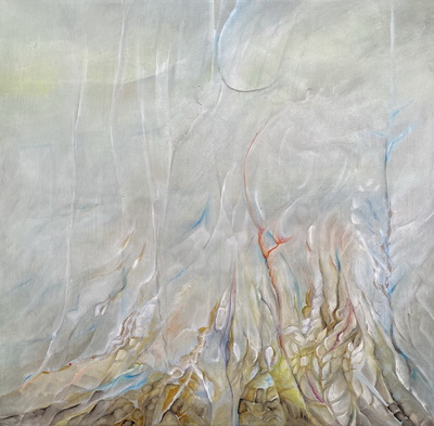 Corona - Frühlingsbild 4, 60 cm x 80 cm, 2020, Öl auf Leinwand 